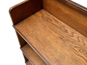 Art Deco Modernist Open Bookcase by P.E.L. Izeren for De Genneper Molen, 1920s